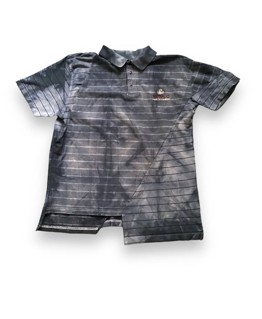 Shibori Split Polo 01