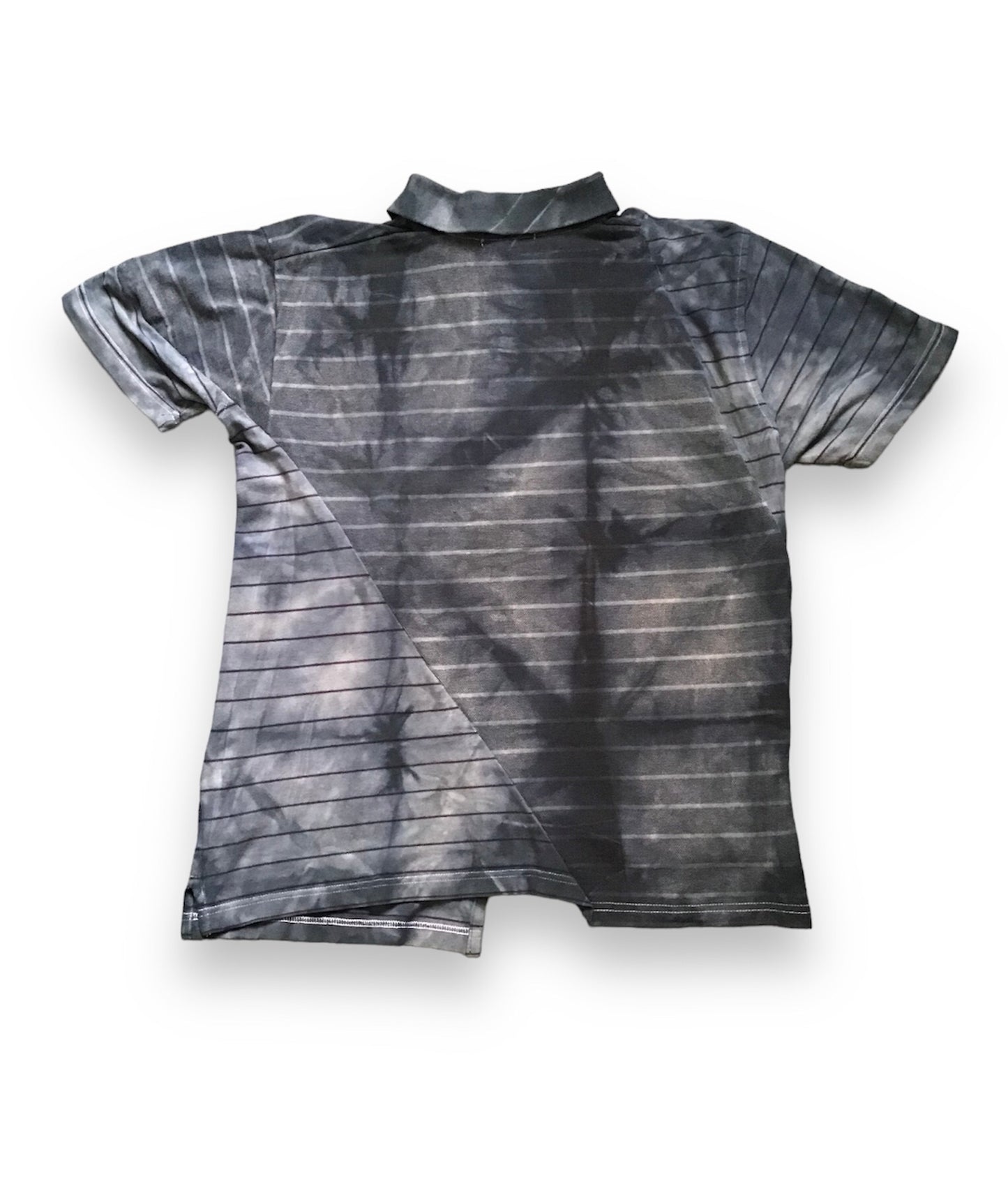 Shibori Split Polo 01